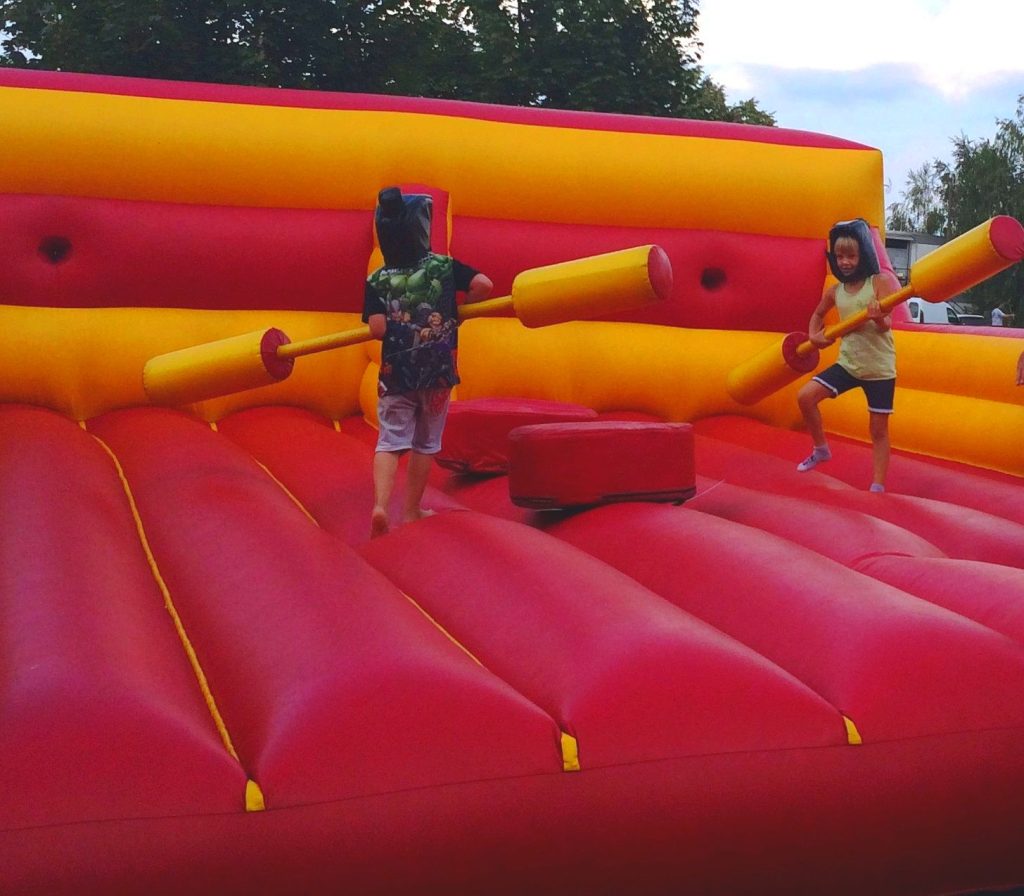 Felfújható bungeerun – gladiátor